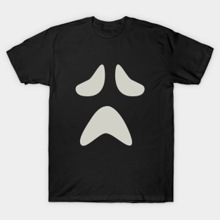 Halloween Ghostly Face T-Shirt